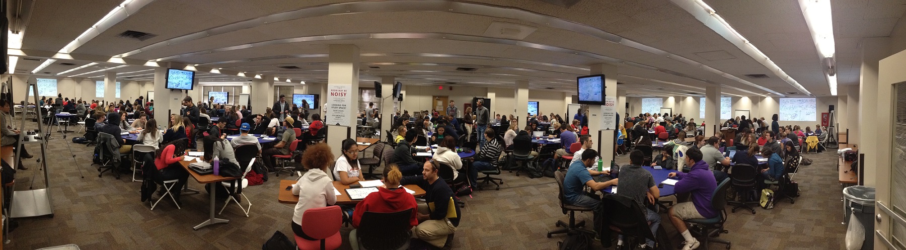 Image of a collaborative classroom from UA AAU Undergraduate STEM Education Project