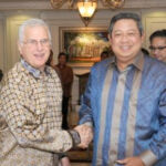 Bruce and Susilo Bambang Yudhoyono, the President of Indonesia, 2010