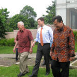In Indonesia with Jason Rao and Head of Indonesian Science Laboratories, 2010.