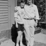 Bruce as a college junior with Betty as a sophomore at Simmons College.