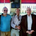 With Bruce's UCSF neighborhood PI's. From left, David Morgan, Peter Walter, Ron Vale, Bruce, Dyche Mullins.