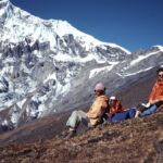 Bruce Alberts, John Sedat and Sherpa Guide.