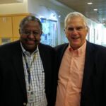 With former UCSF Chancellor Haile Debas
