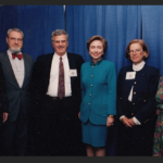 Bruce Alberts with Hilary Clinton and C. Everett Koop, in 1993.