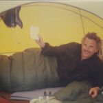 Brittanica entry on the cell while snowed in in a tent in Alaska, with Gavin Borden, 1986.