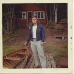 Summer camping trip just before college, Wisconsin, 1956.
